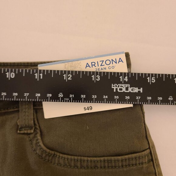 ARIZONA JEAN CO JUNIORS AVOCADO JEGGINGS/SKINNY FIT - 7 - Picture 7 of 9
